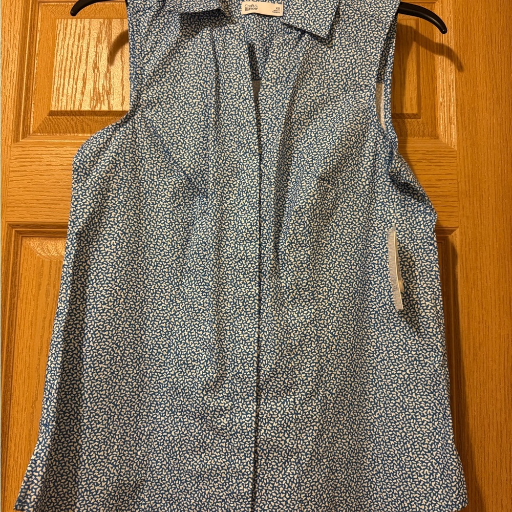 New Croft and Barrel Blue Sleeveless Top